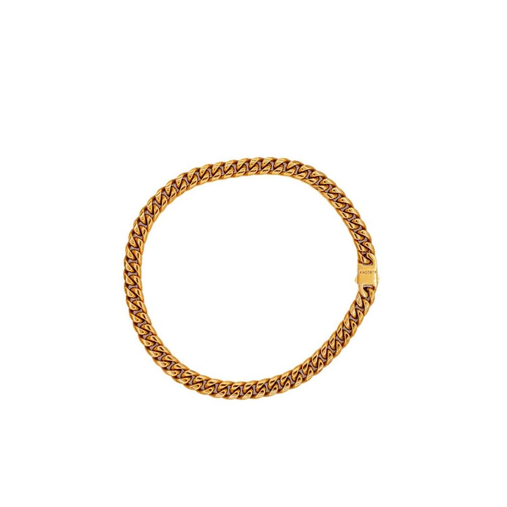 NEW KNOTWTR unisex cuban link necklace in gold